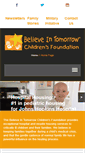 Mobile Screenshot of believeintomorrow.org